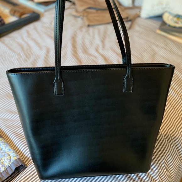 Kate Spade Black Leather Tote - Picture 3 of 6
